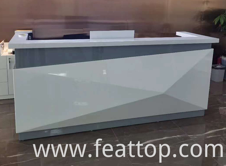 New Style Reception Uniform Design Restaurant Reception Desk Furniture Front Desk